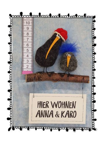 Adler-Türschild Anna und Karo